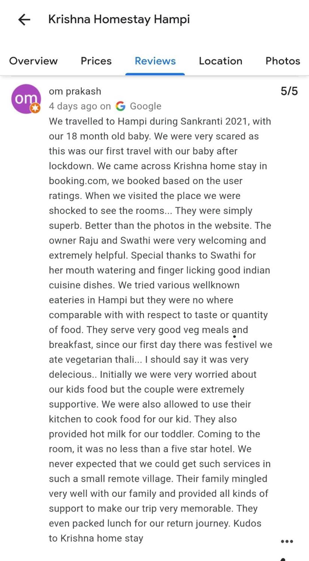Krishna Homestay Hampi Pokój zdjęcie